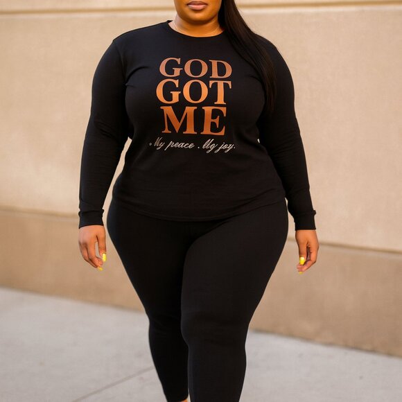 Women's Two-Piece Jogger Set – Casual Lounge & Sweatsuit Outfit - Picture 3 of 5